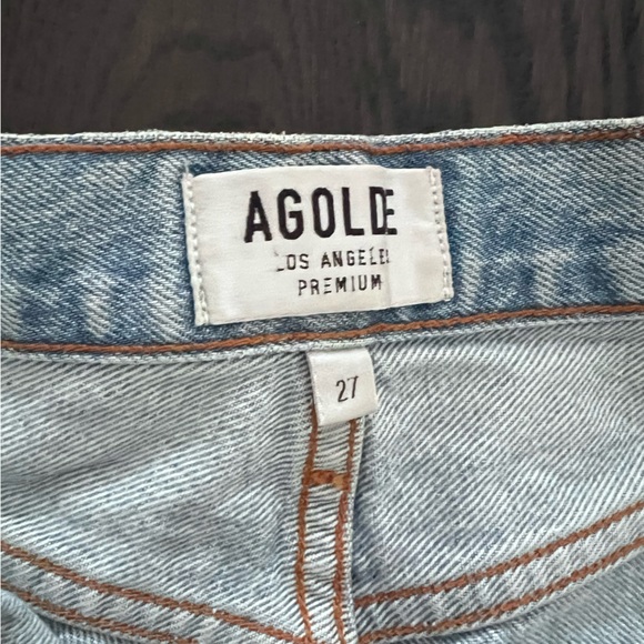Agolde Parker Vintage Cut-Off Shorts - Picture 3 of 7
